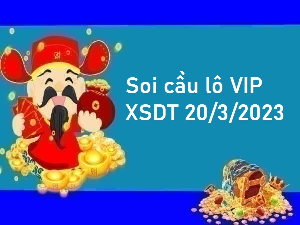 Soi cầu lô VIP XSDT 20/3/2023