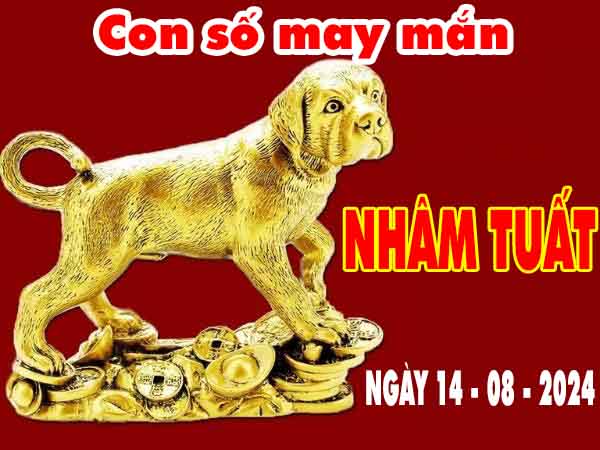 Thống kê con số may mắn tuổi Nhâm Tuất ngày 14/8/2024 thứ 4 hôm nay